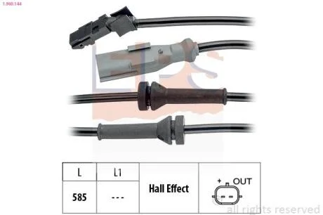 Датчик ABS EPS 1.960.144