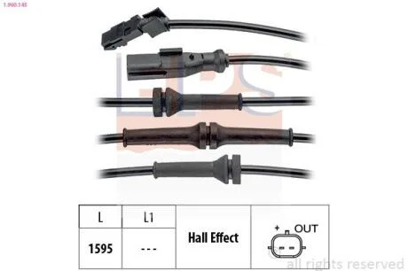 Датчик ABS EPS 1.960.145