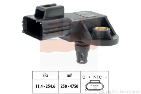MAZDA Датчик тиску CX-7 (ER) 2.3 DISi 06-09 EPS 1.993.202