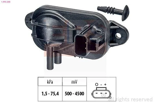 Датчик тиску Ford C-Max/Focus/Mondeo, Landrover Freelander, Mazda 3, Volvo S60/V70/XC90 EPS 1.993.268 (фото 1)
