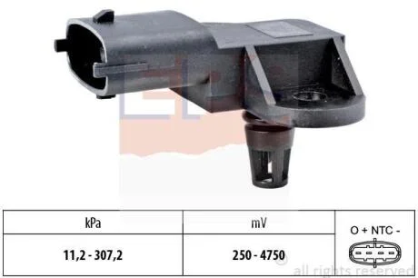 Датчик тиску повітря Fiat Doblo/Punto 11- EPS 1.993.341