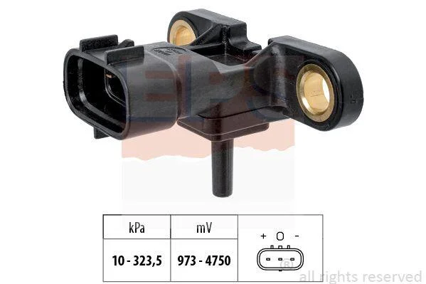 TOYOTA Датчик тиску наддуву LAND CRUISER 300 (_J3_) 3.4 (VJA300) 21-, LEXUS GS (_L1_) 200t (ARL10_, ARL10R) 15- EPS 1.993.408 (фото 1)