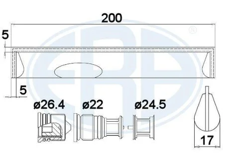 Осушувач кондицiонера ERA 668011