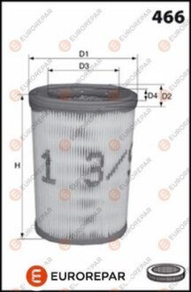 HYUNDAI фільтр повітр. Elantra 1,6-2,0 6/00- EUROREPAR 1667450580