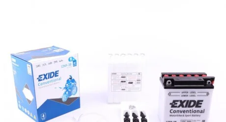 Стартерна батарея (акумулятор) 12N9-3B EXIDE 12N93B