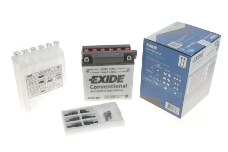 Акумулятор мото AGM 12V/9Ah/85 (135x75x140) EXIDE 12N94B1
