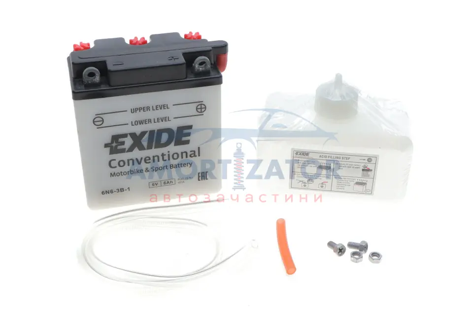 Стартерна батарея (акумулятор) EXIDE 6N63B1 (фото 1)