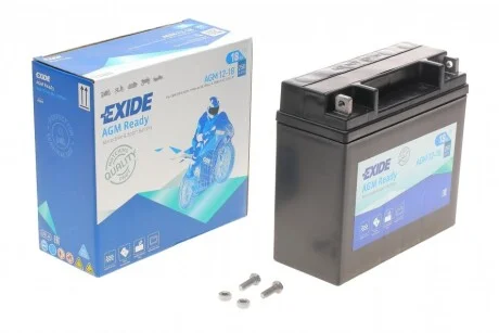 Стартерна батарея (акумулятор) AGM12-18 EXIDE AGM1218