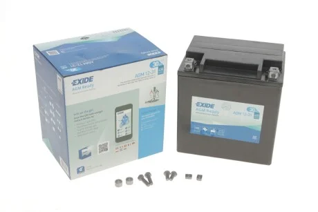 Акумулятор мото AGM 12V/30Ah/430 (165x130x175) EXIDE AGM1231