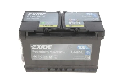 АКБ Exide 12В 105Аг 850А(EN) L+ EXIDE EA1050