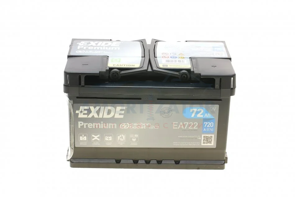 Стартерна батарея (акумулятор) EXIDE EA722 (фото 1)