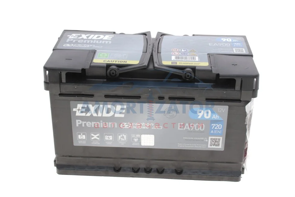 Стартерна батарея (акумулятор) EXIDE EA900 (фото 1)