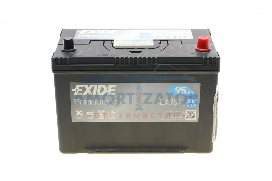 Стартерна батарея (акумулятор) EXIDE EA954 (фото 1)