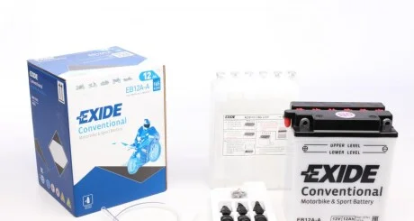 Стартерна батарея (акумулятор) EB12A-A EXIDE EB12AA