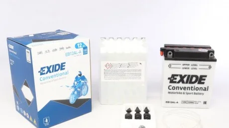 Стартерна батарея (акумулятор) EB12AL-A EXIDE EB12ALA