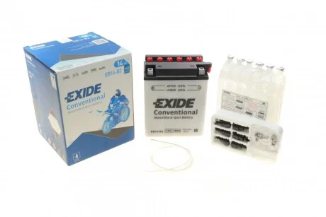 Стартерна батарея (акумулятор) EB14-B2 EXIDE EB14B2