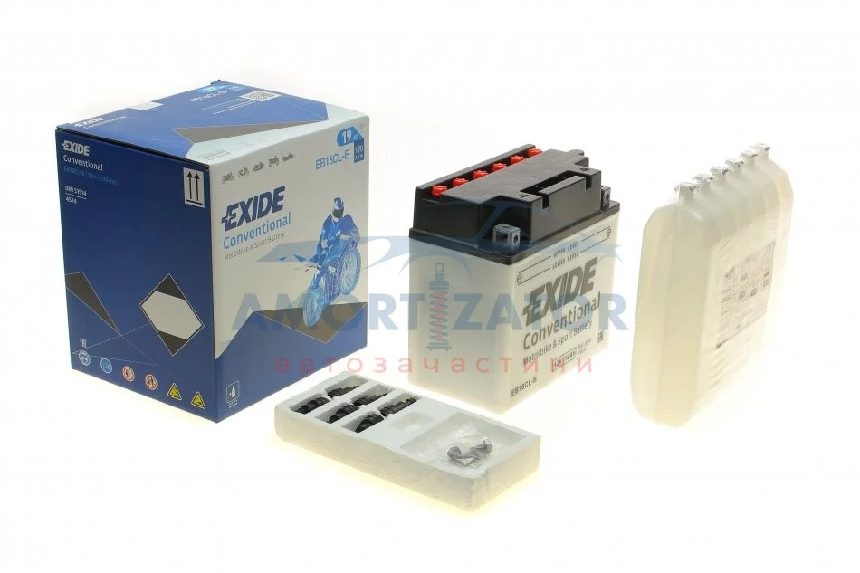 Стартерна батарея (акумулятор) EB16CL-B EXIDE EB16CLB (фото 1)
