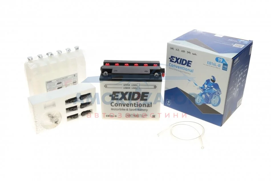 Стартерна батарея (акумулятор) EB16L-B EXIDE EB16LB (фото 1)