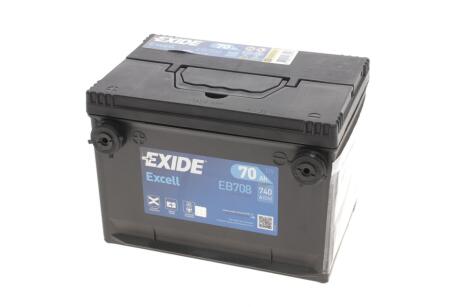 Стартерна батарея (акумулятор) EXIDE EB708