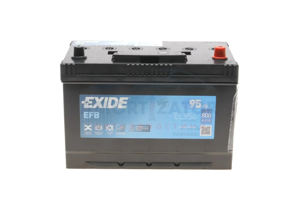 Акумуляторна батарея 95Aч 800A EFB (ASIA) R+ EXIDE EL954 (фото 1)