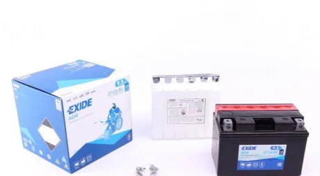 Стартерна батарея (акумулятор) ET12A-BS EXIDE ET12ABS