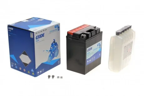 Стартерна батарея (акумулятор) ETX14AH-BS EXIDE ETX14AHBS
