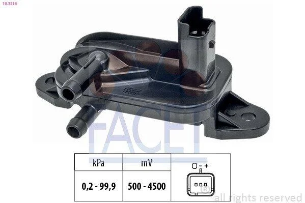 Датчик, тиск ВГ FACET 10.3316 (фото 1)