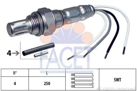 Кисневий датчик FACET 107004