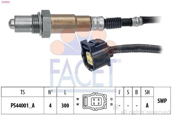 Лямбда-зонд FACET 10.8202 (фото 1)