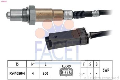 Кисневий датчик FACET 10.8205