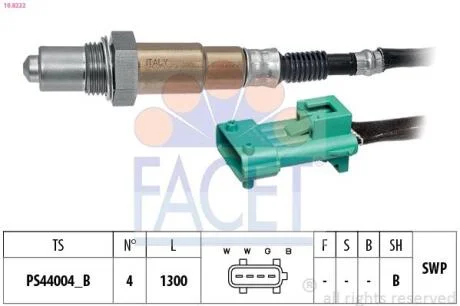 Кисневий датчик FACET 10.8222