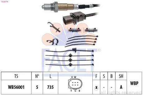 Кисневий датчик FACET 10.8374