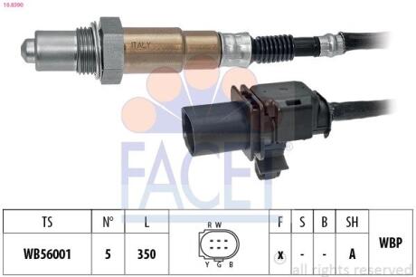 Кисневий датчик FACET 10.8390