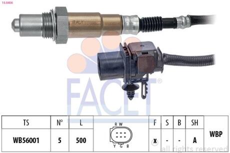 Кисневий датчик FACET 10.8406