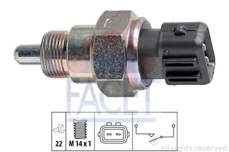 Датчик заднього ходу FACET 7.6216