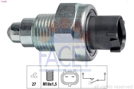 Датчик заднього ходу FACET 7.6246