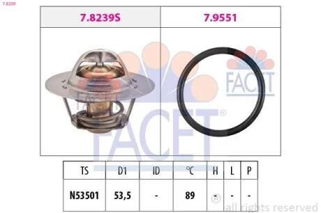 Термостат, охолоджувальна рідина FACET 78239