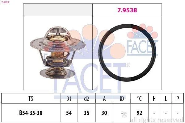 Термостат, охолоджувальна рідина FACET 78279 (фото 1)