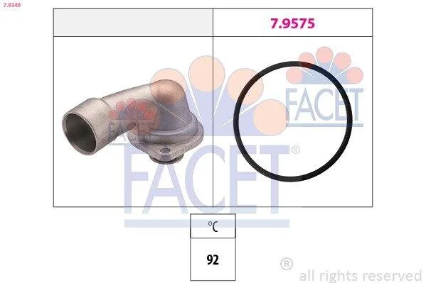 Термостат, охолоджувальна рідина FACET 78349 (фото 1)
