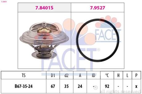 Термостат, охолоджувальна рідина FACET 78401