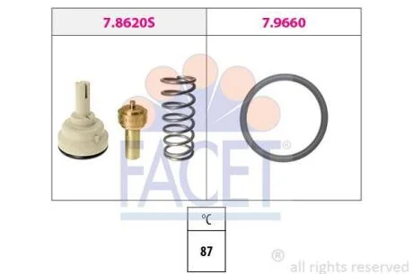 Термостат, охолоджувальна рідина FACET 78620