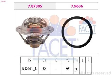 Термостат FACET 7.8730