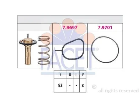 Термостат FACET 7.8961