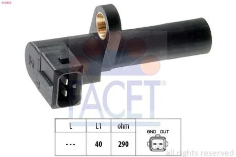 Датчик частоти обертання FACET 9.0036