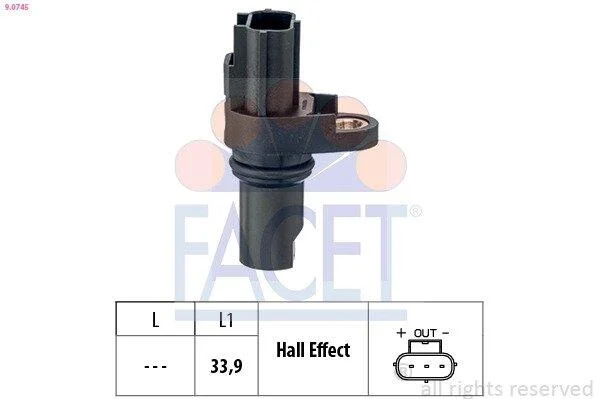 Датчик FACET 9.0745 (фото 1)