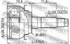 Шрус зовнішній 26x61x28 FEBEST 2110TKE (фото 2)