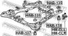 ПОДУШКА ПІДРАМНИКА HONDA ACCORD CL# 2002-2008 FEBEST HM-CLL (фото 2)