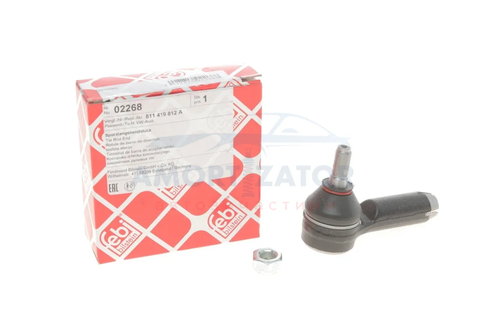 Наконечник тяги рульової FEBI BILSTEIN 02268 (фото 1)