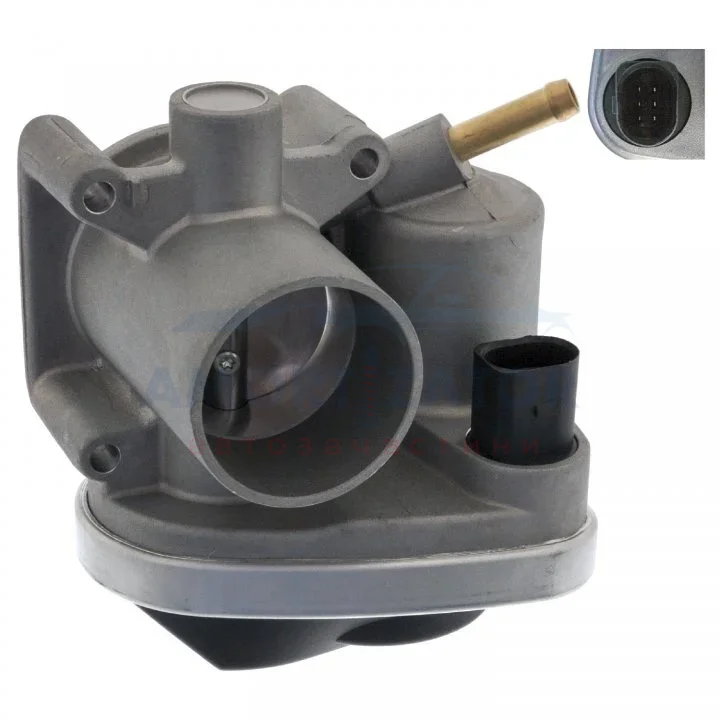 FEBI VW патрубок дросельної заслонки Audi A2,Bora,Golf IV,V,Polo,Skoda Fabia I,Octavia I,II 1.2/1.4 FEBI BILSTEIN 100768 (фото 1)