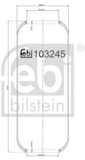Подушка амортизуюча FEBI BILSTEIN 103245